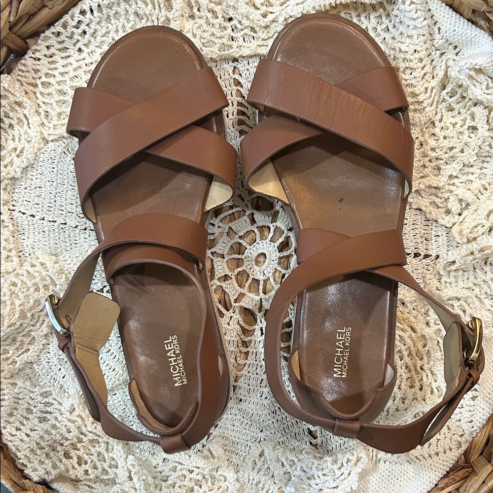 Michael Kors Brown Women's Sandals. Size 11